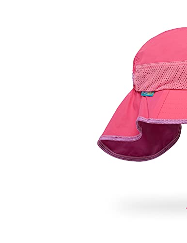 Sunday Afternoons Kids’ Play Hat, Toddler Sun Hat with Neck Flap, UPF 50+ Protection, Outdoor Hats for Girls, Boys, Summer Beach Hat, Hot Pink, Large
