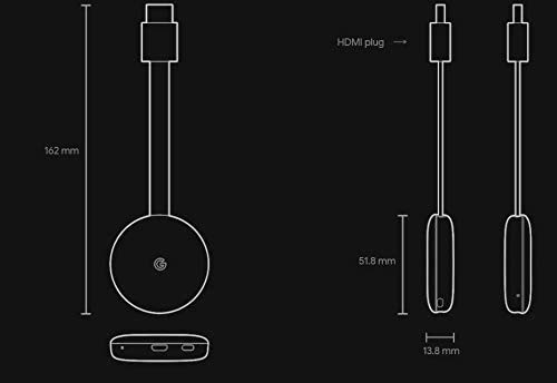 Google Chromecast Ultra Streaming Media Player - Black - Image 3