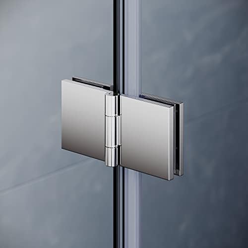 ELEGANT 800mm Bifold Shower Door Frameless Shower Enclosure Reversible Folding Bathroom Glass Cubicle Door