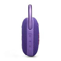 JBL Clip 5 in Lila – Tragbare Bluetooth-Lautsprecher-Box mit JBL Pro Sound, tiefem Bass und Playtime-Boost-Funktion – Wasserfest und staubfest – 12 h Laufzeit – Ansicht 5