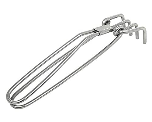 Image of BLeaf Stainless Steel-Wire Tong, Utensil Holder, Pakkad (Pack of 1)