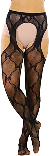 Image of ToBeInStyle Women's Suspender Pantyhose