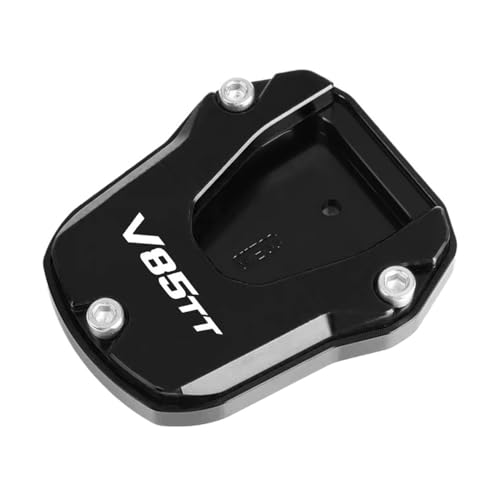 Extension béquille latérale V85TT pour résoudre le problème d'enfoncement sur sol meuble