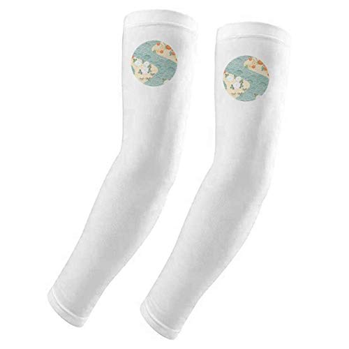 Housse de protection solaire fleurs et vagues pour vitres de voiture