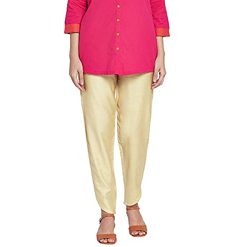 Image of GO COLORS Women Mid Rise Cotton Dhoti Pant