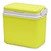 Kühlbox 10 Liter kleine Kühltasche aus Kunststoff polystyrol thermischer Isolierung (Lime)