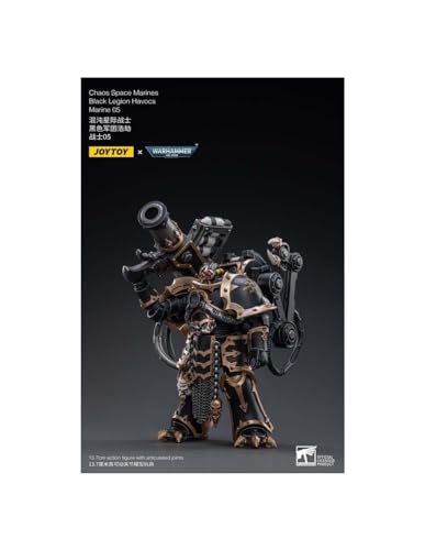 MERCHANDISING LICENCE Dark Source Trading - Joytoy Warhammer 40,000 Black Legion Havocs Marine 05 1/18 Figure (Net) - Image 2