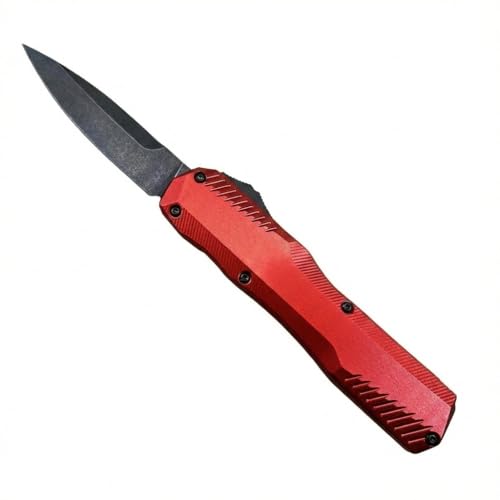 EDC Knife 3.3 Two-Tone Reverse Tanto Blade Folding Knife Assisted Opening Premium Steel Blade CPM-Magnacut Two-Tone Reverse Tanto Blade EDC Pocket Knife for Outdoor Camping Everyday Carryc(Red)