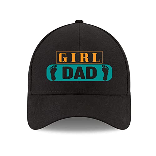 Hat For Girl Dad Best Dad Of Girls Gifts From Daughter Mens Girl-Dad Baseball Cap For Birthday Fathers' Day Christmas Appreciation Adjustable Snapback Hat Unisex-Adult Black #TOP6