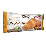 ciaocarb colazione ideale 10x protobrio sweet 50g briosche proteica deliziosa, senza ripieno, con solo 4g di carboidrati, omaggio crema spalmabile proteica- nt integratori