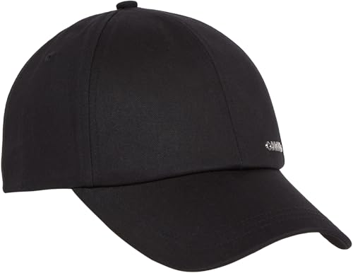 Calvin Klein Herren Cap Metal Lettering Basecap, Schwarz (Ck Black), Onesize