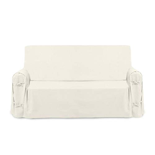 Funda de sofá de algodón PANAMA crudo