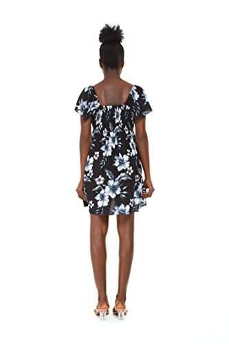 Image of Hawaii Hangover Family Matching Hawaiian Clothes, Midnight Bloom | Family matching Hawaiian outfits, Midnight Bloom, lightweight rayon, machine washable, tropical floral print, luaus, cruises