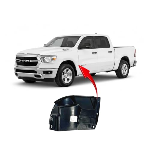 Image of FitParts Compatible with Dodge Ram 1500 2019-2022 Front Left Fender Liner | Driver Side, Plastic, Ready to Install, OEM 68275907AB, CH1248206