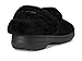 Crocs Unisex Classic Unfurgettable Clogs Black Suede Men 7, Women 9 Medium
