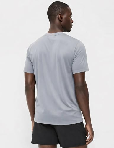 Image of 5 Pack Men's Active Quick Dry Crew Neck T Shirts | Athletic Running Gym Workout Short Sleeve Tee Tops Bulk