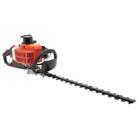 Gas Hedge Trimmer, 22.5cc 2 Stroke Gas Powered Dual Sided Hedge Trimmer 25.59-Inch Hedge Trimmer Kit Garden Tool to Trim Shrubs, Bushes, and More, Ideal for Gardener Professional Landscaper Home User Cover