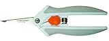 Fiskars Tijeras Multiuso Softgrip, con Micro-Tip, Longitud 16 cm, Hoja de Acero Inoxidable/Mangos de Plástico, Blanco/Gris, Easy Action, 1003874