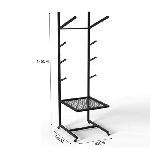 Tapis de yoga et rouleau de massage enfin rangés sur ce support mobile