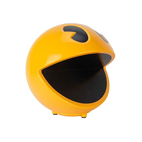 RED5 Pac-Man USB Desk Lamp Remote Control Retro Icon Light Dimmable with Sounds, Yellow, 17 cm x 17 cm x 17 cm