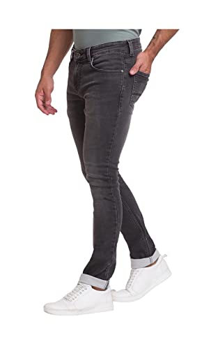Image of Spykar Men's Slim Fit Low-Rise Jeans