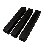3 Carrelets Bois Ebene Du Gabon Bloc 140x20x20mm, Bois Massif Pour Stylos, Artisanat, Sculpture Et Tournage Sur Bois