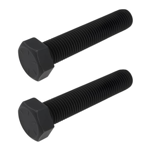 Briny River Lot de 2 vis de montage pour lame de tondeuse à gazon 3/8-24UNF x 45 mm 5911240001 compatible avec MS197-51E-3W MP141-46