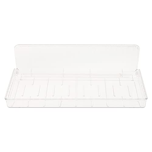 Angoily Étagère Flottante en Acrylique Transparent Étagères Murales De Rangement Murales Organisateur D'affichage D'étagère Cosmétique Organisateur De Support De Support De Caddie De Cover