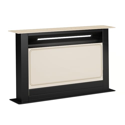 Klarstein Extractor de Encimera - A++ Eficiencia Energética, 713.8 m³/h Caudal de Aire, Súper Silencioso 52 dB, Panel Táctil, Filtros Lavables, LED, Crema