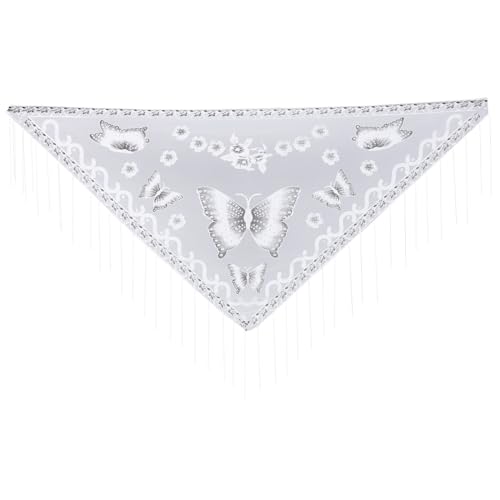 Embroidered Butterfly Shawl Wrap with Elegant Party Cape for Decorative Lace Scarf Lightweight for Layering Over Dresses