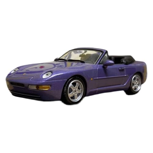 Maqueta de Coche a Escala 1:43 para Porsche 968 Cabriolet Simulación Aleación Modelo Coche Clásico Juguete Fundición Presión Adornos Coleccionables Miniaturas de automoción