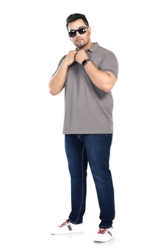 Image of Pluss Tribe - Plus Size Jeans for Men - Denim Jeans - Ideal for Casual, Office Available Sizes : 40 to 52