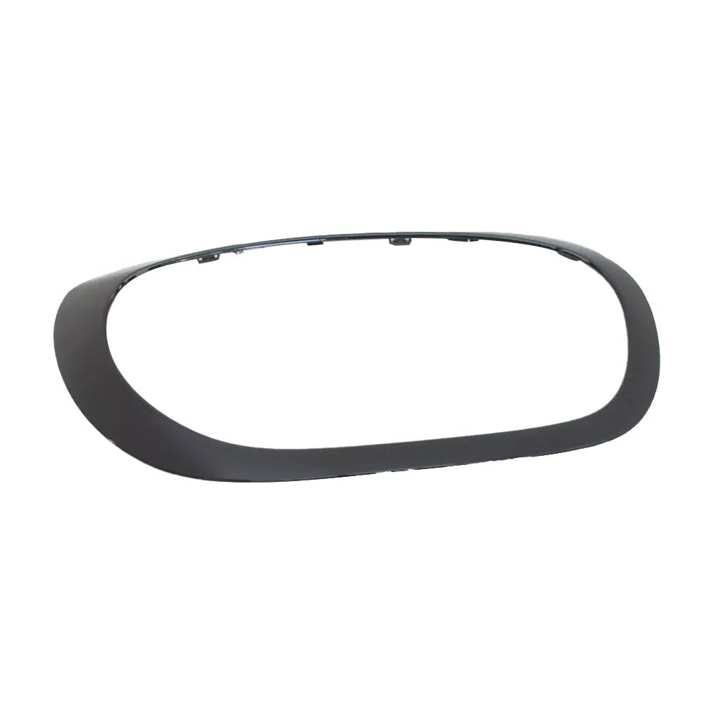 Scheinwerferblende für Ring für Mini Countryman F60, schwarzer ABS-Scheinwerfer für Blende, Ersatz, kompatibel mit BMW Mini für Cooper 2016–2021