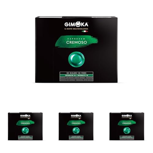Gimoka Mezcla de Café Espresso Cremoso, intensidad 10/11-50 Cápsulas - Compatibles con Máquinas de Café Nespresso* Professional Business Zenius y Gemini - Producido en Italia (Paquete de 4)
