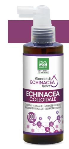 Equinácea Coloidal. Planta medicinal reconocida por sus propiedades inmunomoduladoras, antivirales y antiinflamatorias, utilizada para fortalecer el sistema inmunitario. 1000 Ppm. 150 Ml.