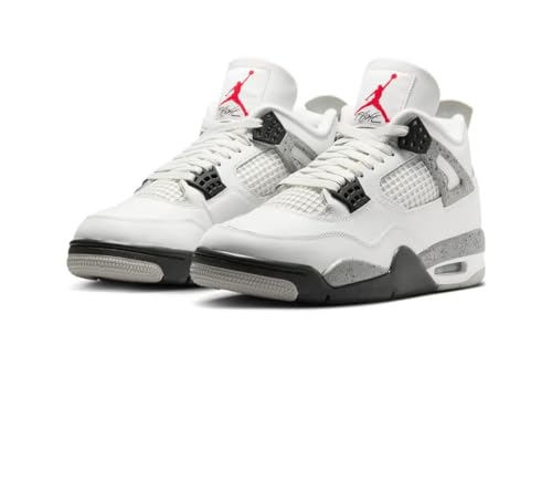 Image of Nike Air Jordan 4 Retro Leather Unisex Shoes
