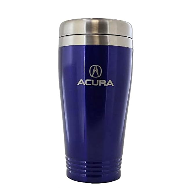 Acura Au-TOMOTIVE GOLD Stainless Steel Travel Mug (Blue)
