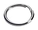 Hillman 3/4 in. Dia. Tempered Steel Silver Split Rings Key Ring