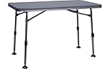 Berger Molveno Campingtisch - Klapptisch Höhenverstellbar 115 x 70 cm Alu Campingtisch Klappbar Camping Tisch Gartentisch Klappbar - Falttisch Esstisch Balkon Klapptisch Garten Terrasse