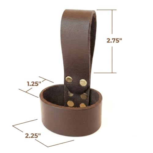 Image of Norse Tradesman Handmade Leather Axe Holster with Belt Loop
