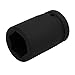 Aexit 1-inch Square Hand Operated Tools Drive 34mm Inner Hex 80mm Length CR-MO Steel Black Impact Socket Model:91as481qo138