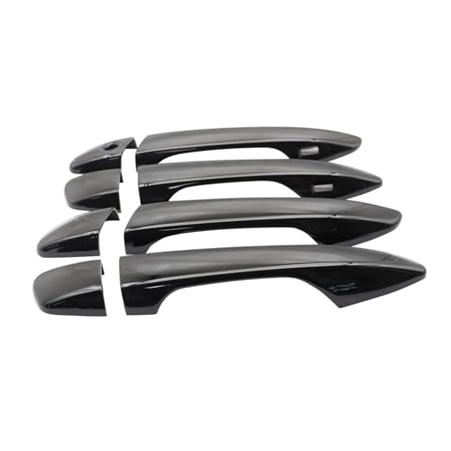 Image of SecosAutoparts 4Pcs Door Handle Covers W /2 SMT KH, Glossy Black, Compatible with Lexus is 2014-2022, GS 2013-2020, ES 2013-2018 RX 2010-2015, CT 2011-2017
