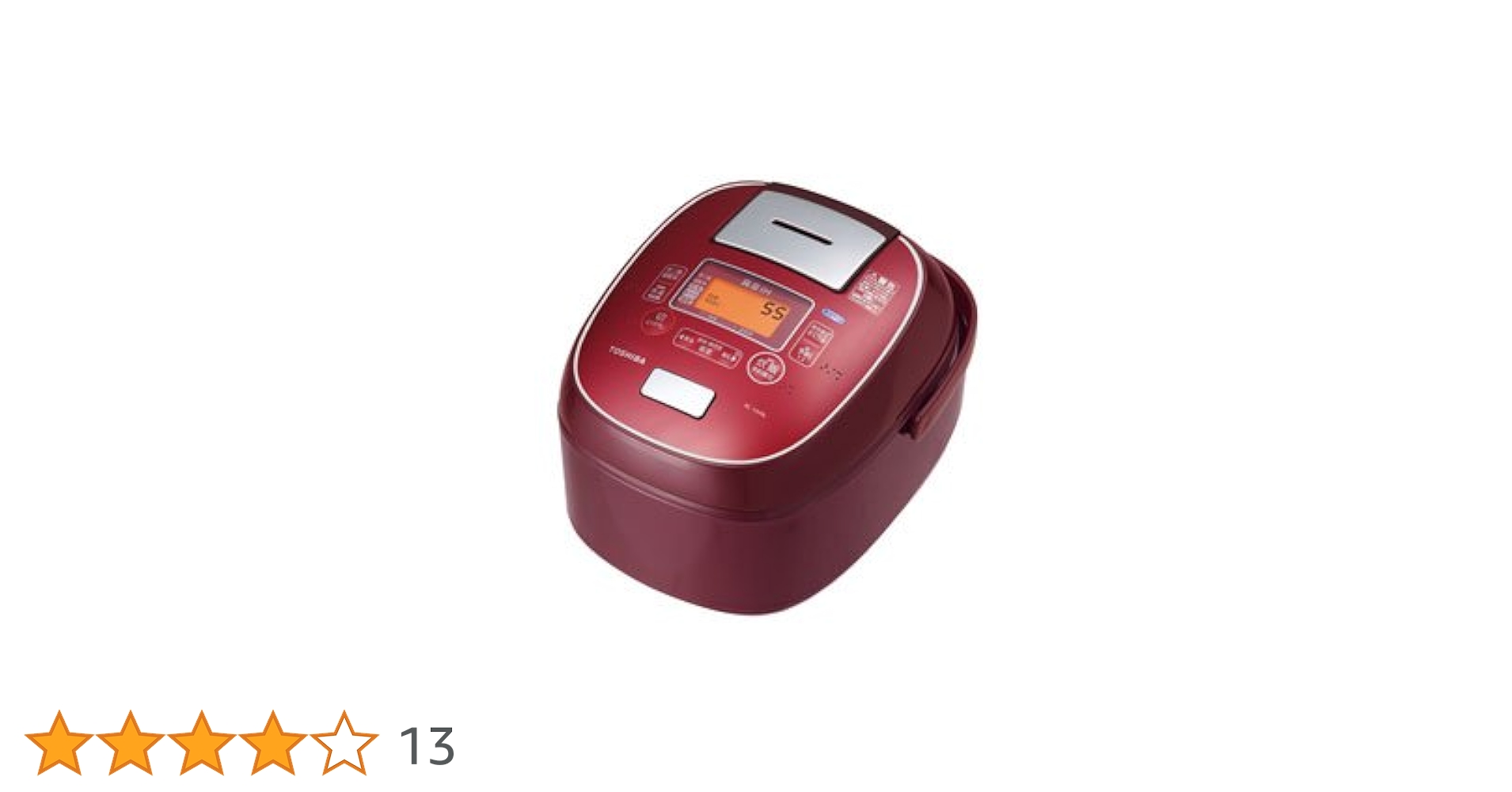 TOSHIBA 真空IH炊飯器 RC-18VRL 赤 TOSHIBA 真空IH炊飯器 RC-18VRL 赤 生活家電