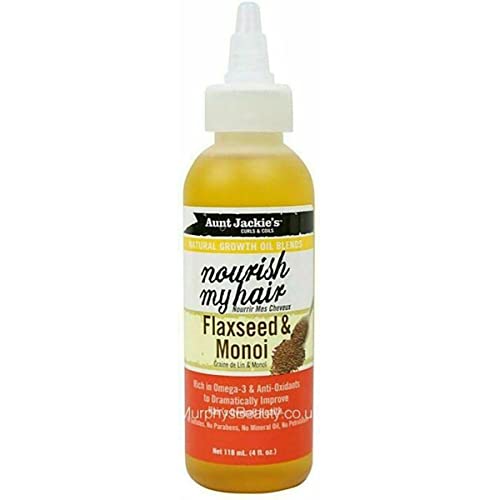 Aunt Jackie's Nourish My Hair Flaxseed & Monoi Oil - 4 oz
