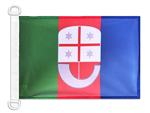 AZ FLAG Liguria Nautical Flag 18'' x 12'', Italy, Italian Region flags 30 x 45 cm, Banner 12x18 in for boat — image 1