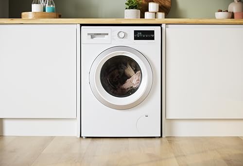 Bosch WAN28259GB Series 4, Washing Machine 9kg, Quiet Wash Cycle, Iron Steam Assist, Hygienic washing, Speed Programme, Night Wash Option, Reload Function, 1400 rpm, Frontloader Fullsize, White