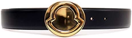 Amazon | 【1】MONCLER モンクレール ベルト レザー ブラック