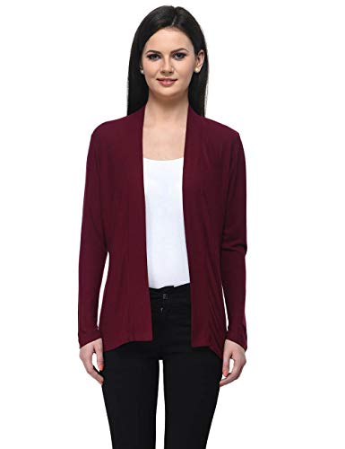 Image of Frenchtrendz Womens's Viscose Crepe Shrug(Size: XS-4XL)