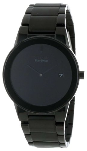 Citizen Men's Eco-Drive Modern Axiom Watch in Black IP Stainless Steel, Dial (Model: AU1065-58E)