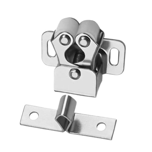 Chiusura per porta 'armadio - Chiusure per armadietti con rotelle | Robusta chiusura per armadio con rullo tenditore a doppia | Chiusura a molla per armadio più | Chiusure per ante